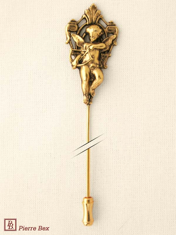 Pierre-Bex Art-Nouveau hat pin cherub 44129-D1