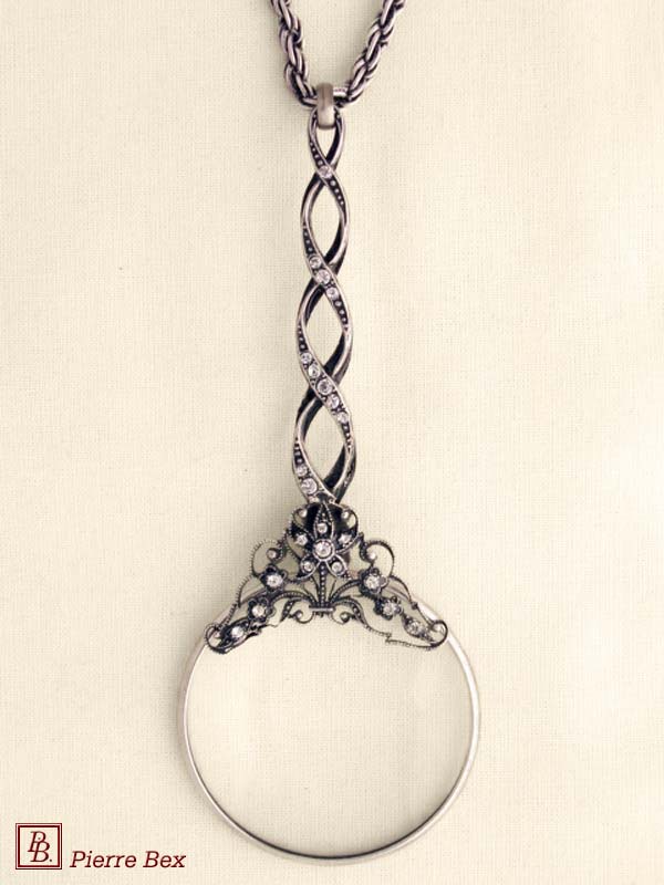 Pierre-Bex Art-Deco magnifying glass necklace 45023-03