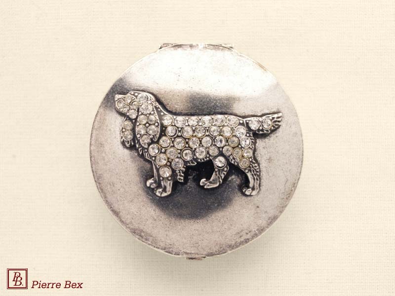 Pierre-Bex Art-Deco pillbox dog 45899-19