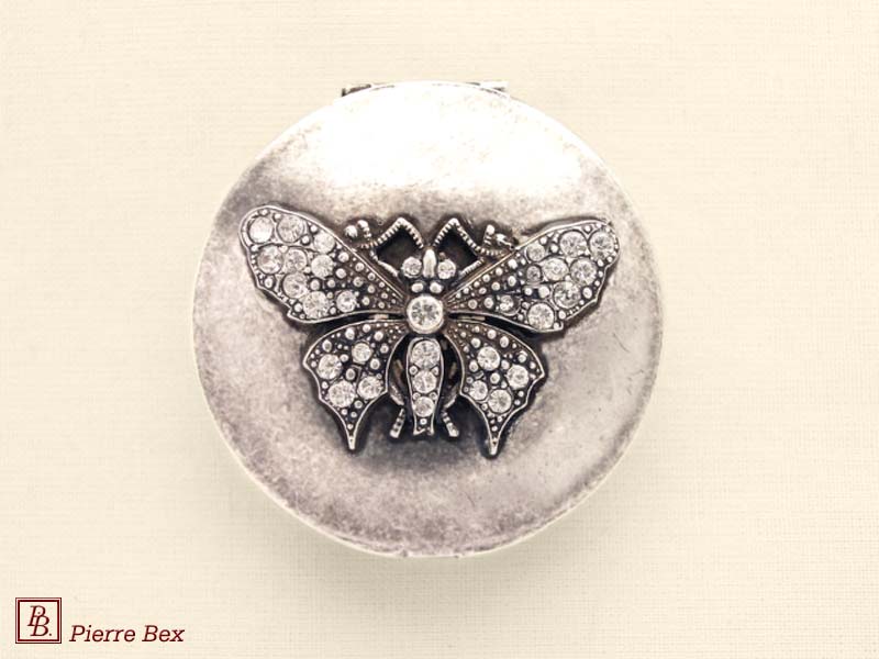 Pierre-Bex Art-Deco pillbox butterfly 45899-29
