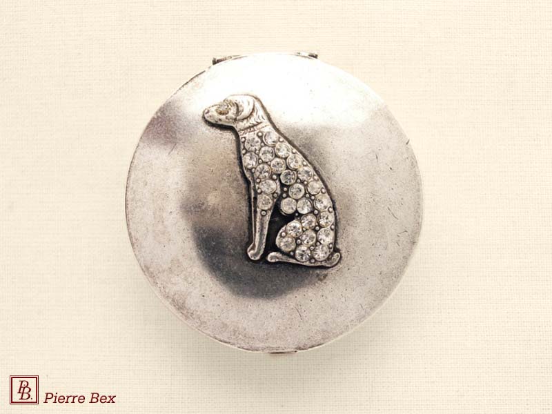 Pierre-Bex Art-Deco pillbox dog 45899-33